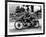 Stanley Woods on Moto Guzzi in 1935 Isle of Man, Senior TT Race-null-Framed Photographic Print