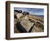 Stannage Edge, Hope Valley, Derbyshire, England, Uk-David Wogan-Framed Photographic Print