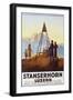 Stanserhorn Luzern Poster-Ernst Hodel-Framed Giclee Print