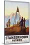 Stanserhorn Luzern Poster-Ernst Hodel-Mounted Giclee Print