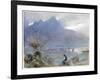 Stansstad and the Pilatus, Switzerland, C1865-1932-Albert Goodwin-Framed Giclee Print