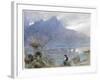 Stansstad and the Pilatus, Switzerland, C1865-1932-Albert Goodwin-Framed Giclee Print