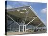 Stansted Airport Terminal, Stansted, Essex, England, United Kingdom-Fraser Hall-Stretched Canvas