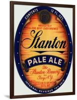 Stanton Pale Ale Beer-null-Framed Art Print