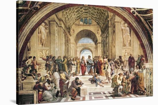 Stanza Della Segnatura: the School of Athens-Raphael-Stretched Canvas