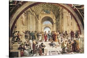 Stanza Della Segnatura: the School of Athens-Raphael-Stretched Canvas