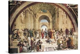 Stanza Della Segnatura: the School of Athens-Raphael-Stretched Canvas