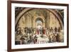 Stanza Della Segnatura: the School of Athens-Raphael-Framed Premium Giclee Print