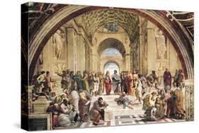 Stanza Della Segnatura: the School of Athens-Raphael-Stretched Canvas