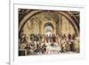 Stanza Della Segnatura: the School of Athens-Raphael-Framed Art Print