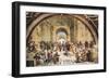 Stanza Della Segnatura: the School of Athens-Raphael-Framed Art Print