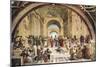 Stanza Della Segnatura: the School of Athens-Raphael-Mounted Premium Giclee Print
