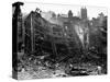 Staple Inn Suffers Bomb Damage-null-Stretched Canvas
