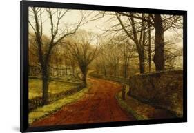 Stapleton Park, Pontefract, 1877-John Atkinson Grimshaw-Framed Giclee Print