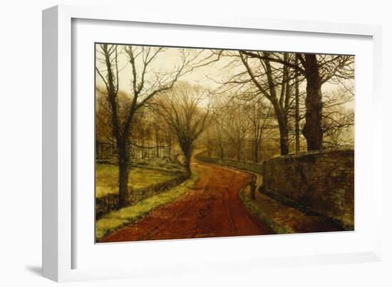 Stapleton Park, Pontefract, 1877-John Atkinson Grimshaw-Framed Giclee Print