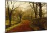 Stapleton Park, Pontefract, 1877-John Atkinson Grimshaw-Mounted Giclee Print