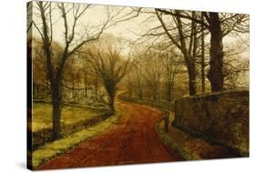 Stapleton Park, Pontefract-John Atkinson Grimshaw-Stretched Canvas