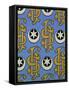 Star and Clef Ecclesiastical Wallpaper Design by Augustus Welby Pugin-Stapleton Collection-Framed Stretched Canvas