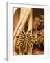 Star Anise and Cinnamon Sticks in Wooden Bowl-null-Framed Photographic Print