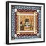 Star Bird Farm Quilt Block Cheryl Bartley-Cheryl Bartley-Framed Giclee Print