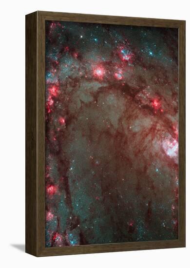 Star Birth in Galaxy M83 Hubble Wide Field Camera 3 Space Photo Poster Print-null-Framed Poster