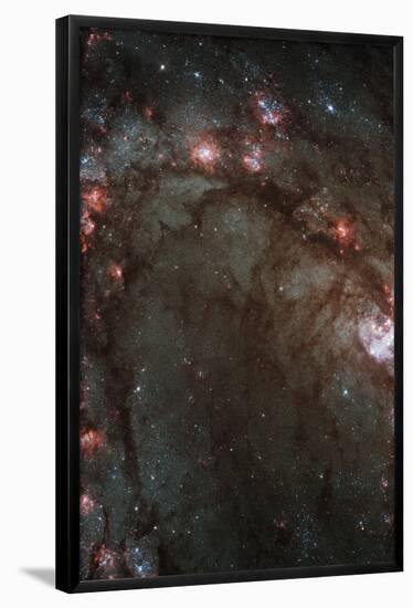 Star Birth in Galaxy M83 Hubble Wide Field Camera 3 Space Photo Poster Print-null-Framed Poster