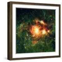 Star-birth Region, Space Telescope Image-null-Framed Premium Photographic Print