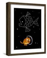 Star Cat-JoeBakal-Framed Art Print