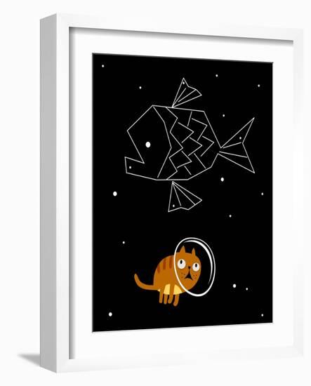 Star Cat-JoeBakal-Framed Art Print