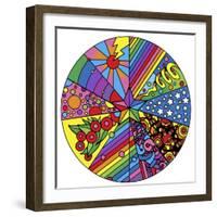 Star Circle 2-Howie Green-Framed Giclee Print