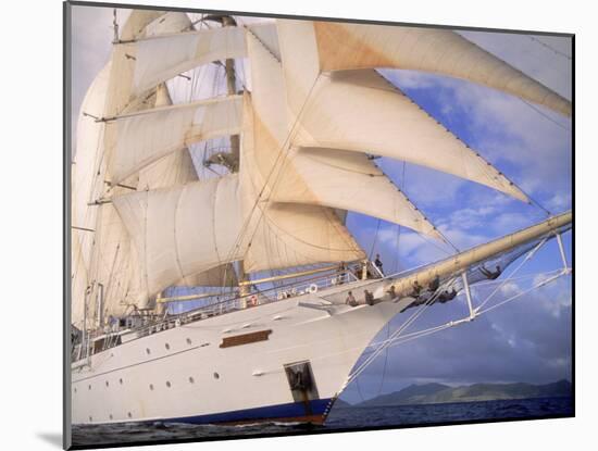 Star Clipper, 4-Masted Sailing Ship-Barry Winiker-Mounted Photographic Print