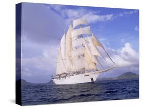 Star Clipper, 4-Masted Sailing Ship-Barry Winiker-Stretched Canvas