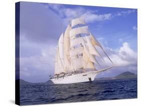 Star Clipper, 4-Masted Sailing Ship-Barry Winiker-Stretched Canvas