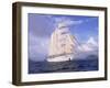 Star Clipper, 4-Masted Sailing Ship-Barry Winiker-Framed Premium Photographic Print