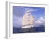 Star Clipper, 4-Masted Sailing Ship-Barry Winiker-Framed Premium Photographic Print