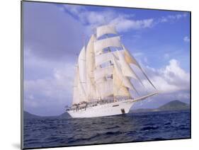 Star Clipper, 4-Masted Sailing Ship-Barry Winiker-Mounted Premium Photographic Print