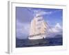 Star Clipper, 4-Masted Sailing Ship-Barry Winiker-Framed Photographic Print