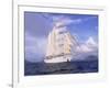 Star Clipper, 4-Masted Sailing Ship-Barry Winiker-Framed Photographic Print