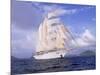 Star Clipper, 4-Masted Sailing Ship-Barry Winiker-Mounted Photographic Print