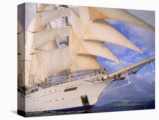 Star Clipper, 4-Masted Sailing Ship-Barry Winiker-Stretched Canvas