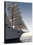 Star Clipper Sailing Cruise Ship, Dominica, West Indies, Caribbean, Central America-Sergio Pitamitz-Stretched Canvas