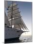 Star Clipper Sailing Cruise Ship, Dominica, West Indies, Caribbean, Central America-Sergio Pitamitz-Mounted Photographic Print