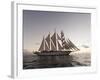 Star Clipper Sailing Cruise Ship, Dominica, West Indies, Caribbean, Central America-Sergio Pitamitz-Framed Photographic Print