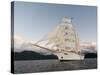 Star Clipper Sailing Cruise Ship, Dominica, West Indies, Caribbean, Central America-Sergio Pitamitz-Stretched Canvas