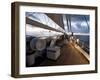 Star Clipper Sailing Cruise Ship, Nevis, West Indies, Caribbean, Central America-Sergio Pitamitz-Framed Premium Photographic Print