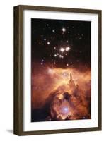 Star Cluster Pismis 24 Above NGC 6357-J. Maiz-Framed Photographic Print