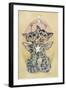Star-Crossed Kitties-Linda Ravenscroft-Framed Giclee Print