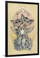 Star-Crossed Kitties-Linda Ravenscroft-Framed Giclee Print