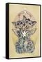 Star-Crossed Kitties-Linda Ravenscroft-Framed Stretched Canvas