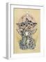 Star-Crossed Kitties-Linda Ravenscroft-Framed Premium Giclee Print